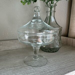 Vintage 1970's Princess House Heritage Pedestal Candy, Jewelry Organizer, etc